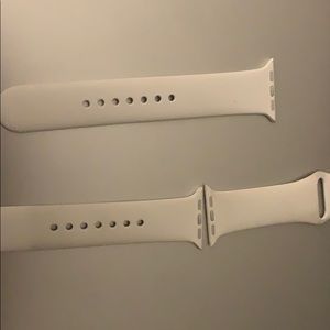 apple watch 38” white band with s/M and m/L
